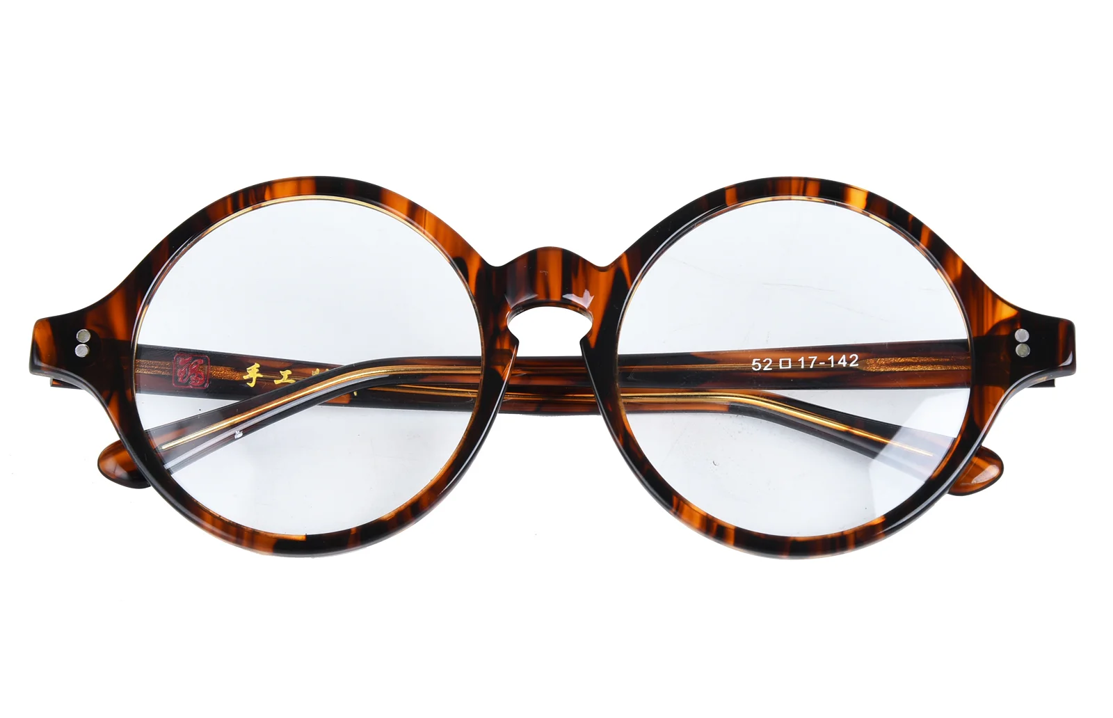 Agstum Vintage Full Rim Round Eyeglasses Frame Spectacles Eyewear Clear 4